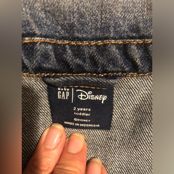 Toddler Gap Kids Minnie Mouse Jean Jacket size 2T - Picture 5 of 6